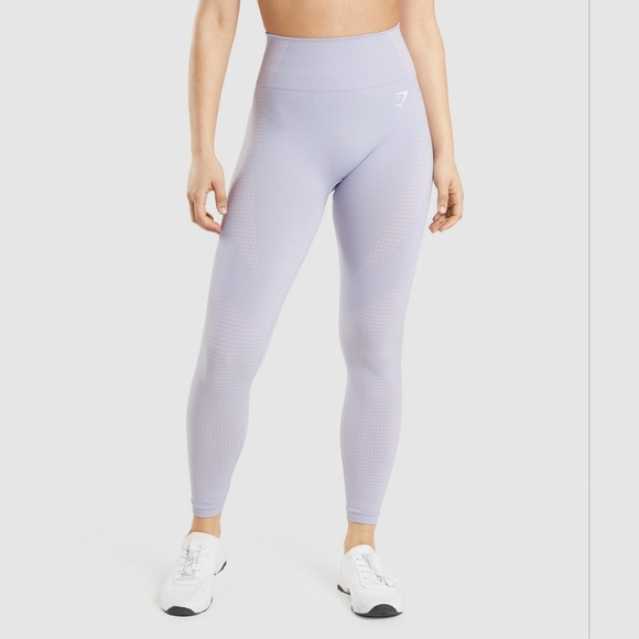 Gymshark Vital Seamless Leggings Moonstone Blue Marl - Picture 7 of 10